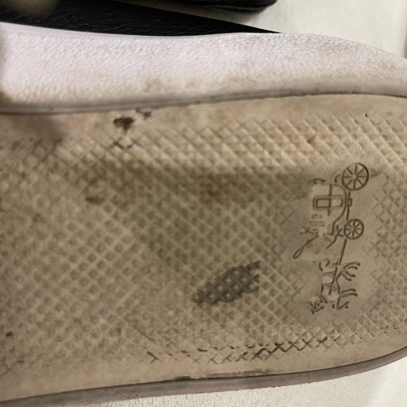 Coach low sneakers double zipper, leather. Size 9.5 - Picture 5 of 7